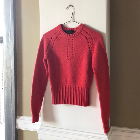 Red Marc Jacobs lambs wool Sweater - Picture 4 of 10